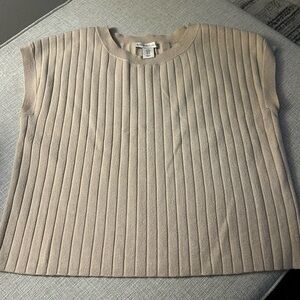 Oversized sweater vest